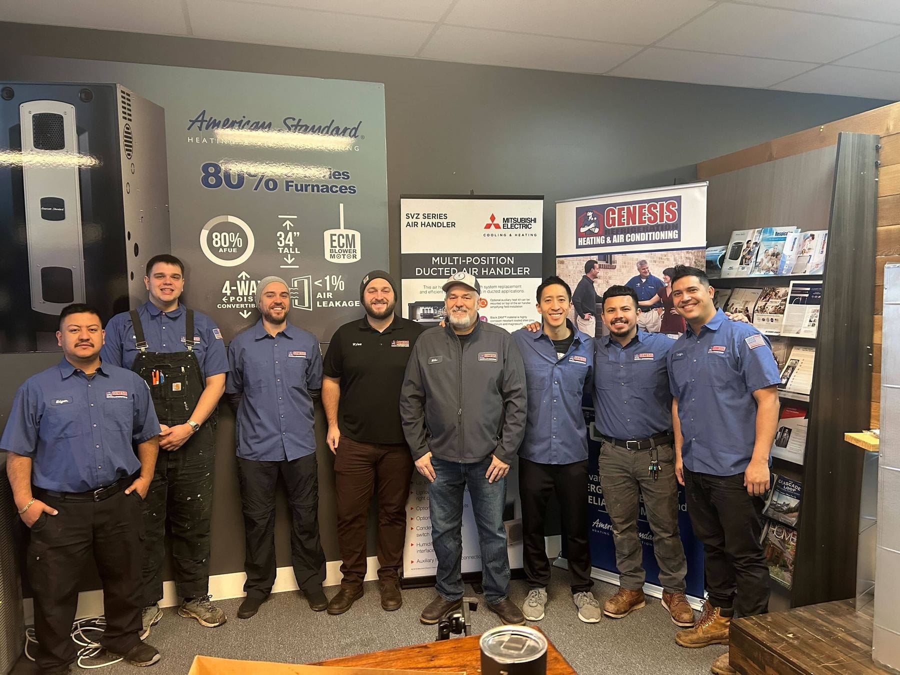 The Genesis Heating, Cooling & Refrigeration crew
